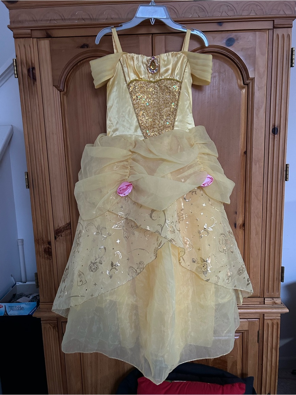 Disney Store parks princess Belle costume dress in size 13